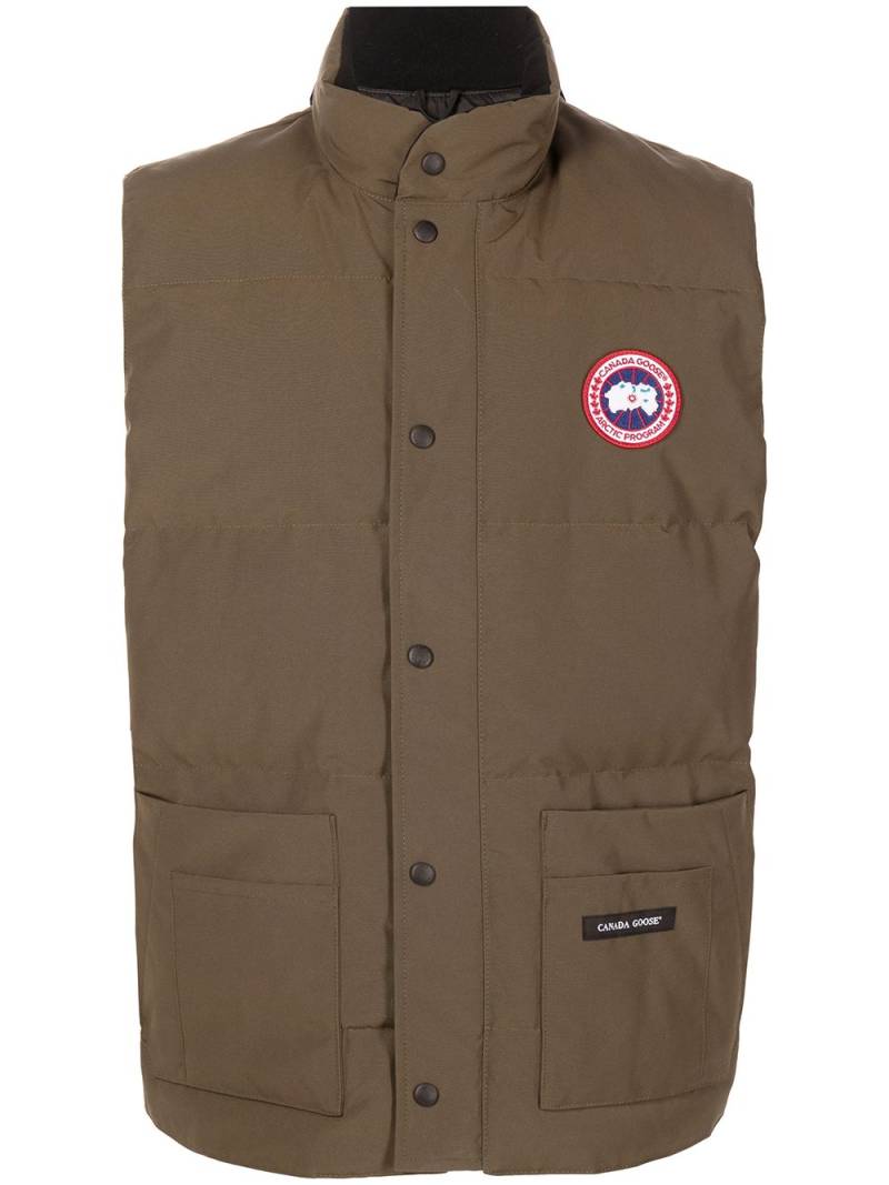 Canada Goose Garson padded gilet - Green von Canada Goose