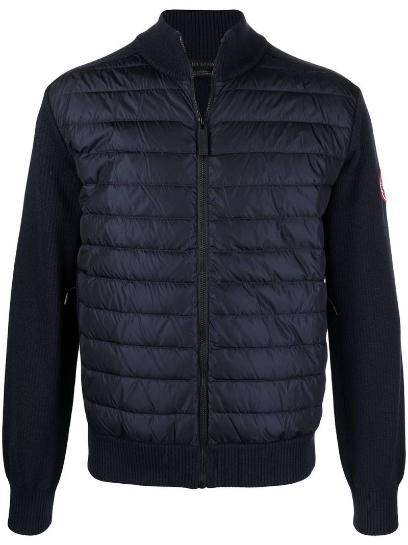 Canada Goose Hybridge knit padded jacket - Blue von Canada Goose