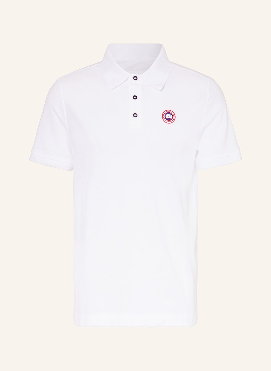 Canada Goose Piqué-Poloshirt Beckley weiss von Canada Goose