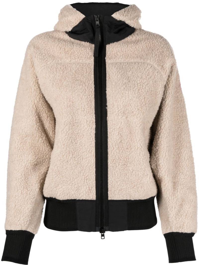 Canada Goose Simcoe fleece zip-front jacket - Neutrals von Canada Goose