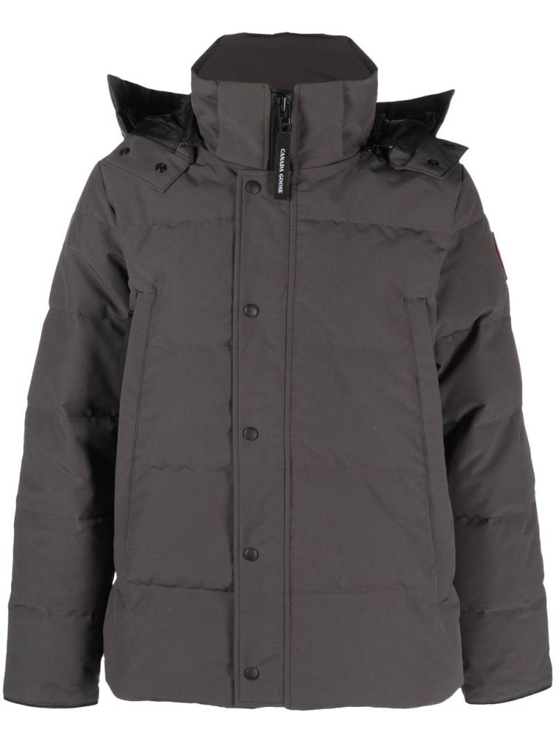 Canada Goose Wyndham hooded down parka - Grey von Canada Goose