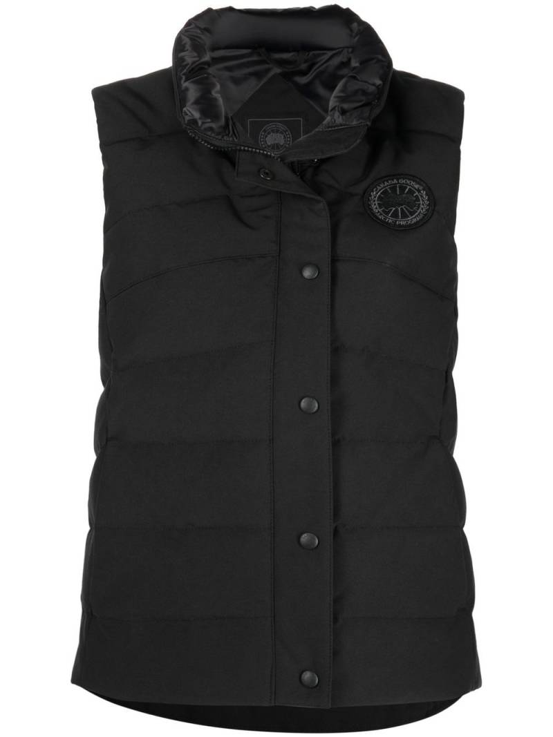 Canada Goose feather-down padded gilet - Black von Canada Goose