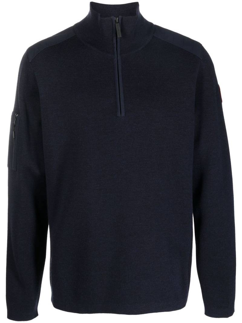 Canada Goose Stormont half-zip sweatshirt - Blue von Canada Goose