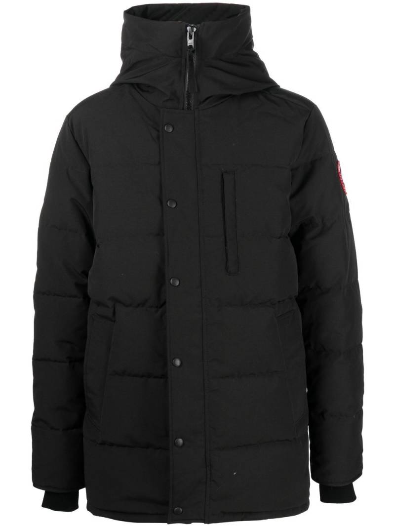 Canada Goose hooded down-padded jacket - Black von Canada Goose