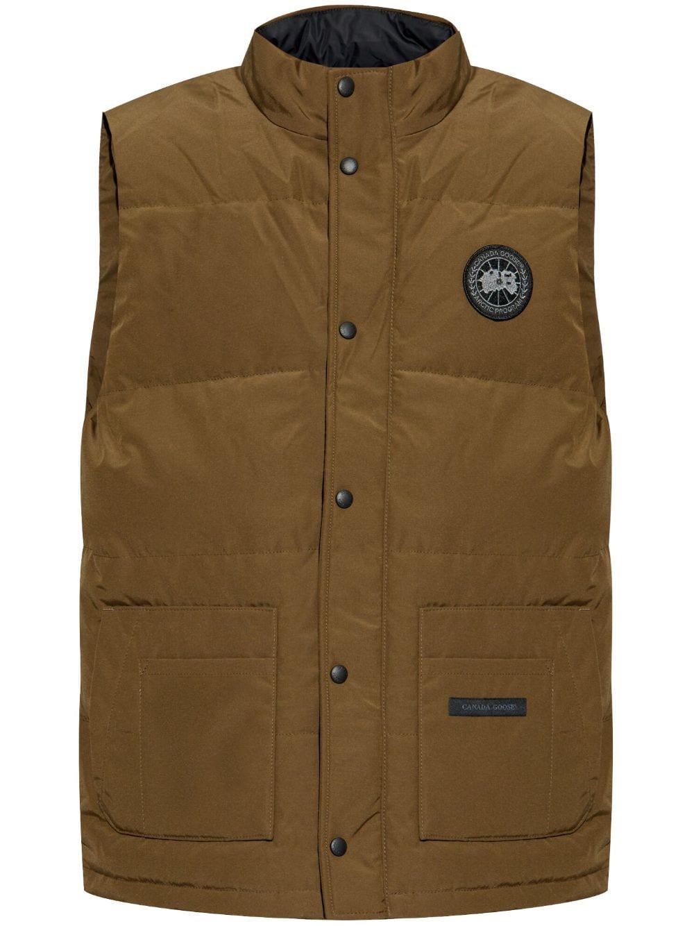 Canada Goose logo-patch gilet - Green von Canada Goose