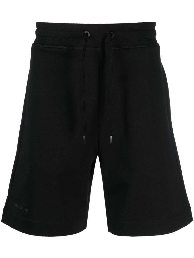 Canada Goose logo-print cotton track shorts - Black von Canada Goose