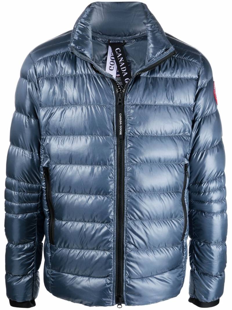 Canada Goose metallic feather-down padded jacket - Blue von Canada Goose