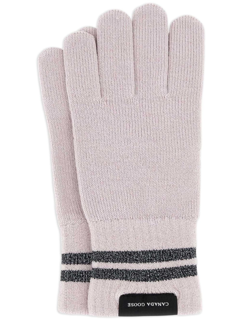 Canada Goose stripe-detail gloves - Pink von Canada Goose