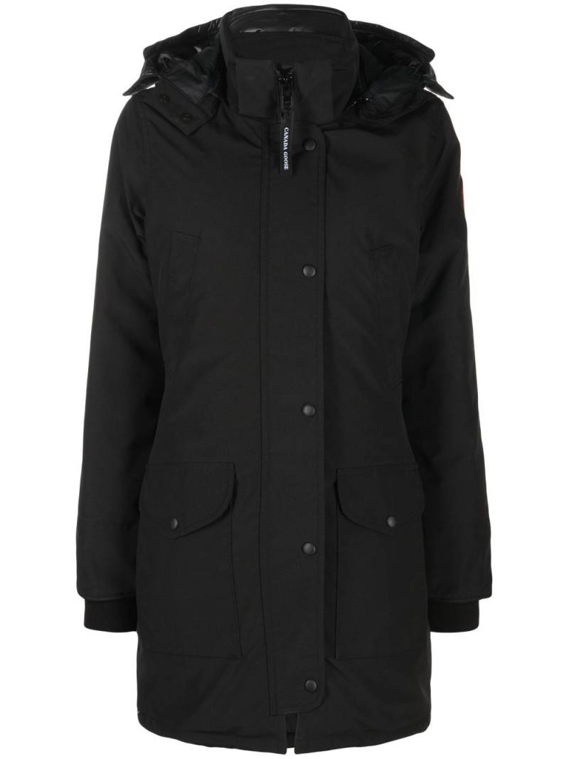 Canada Goose zip-up padded down coat - Black von Canada Goose