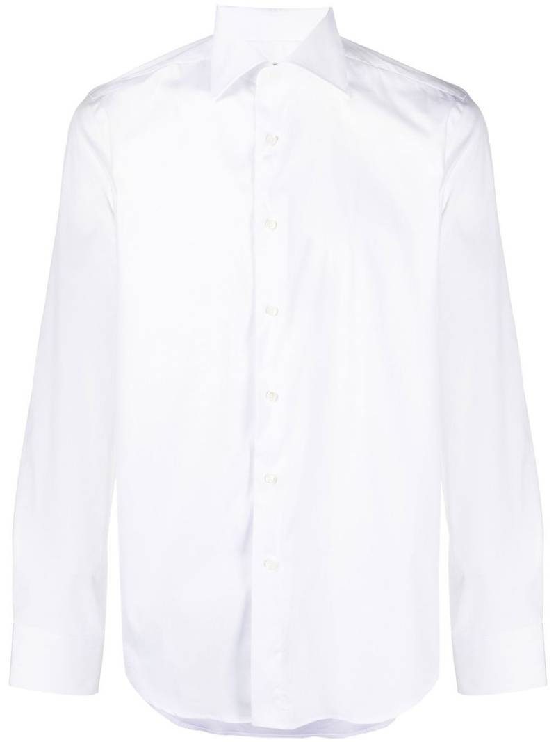 Canali button-down fitted shirt - White von Canali