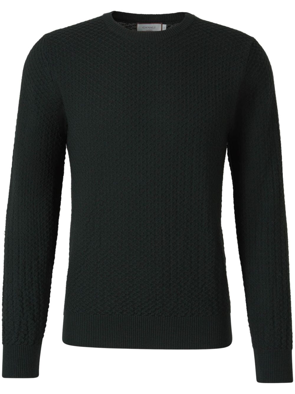 Canali cable-knit jumper - Green von Canali