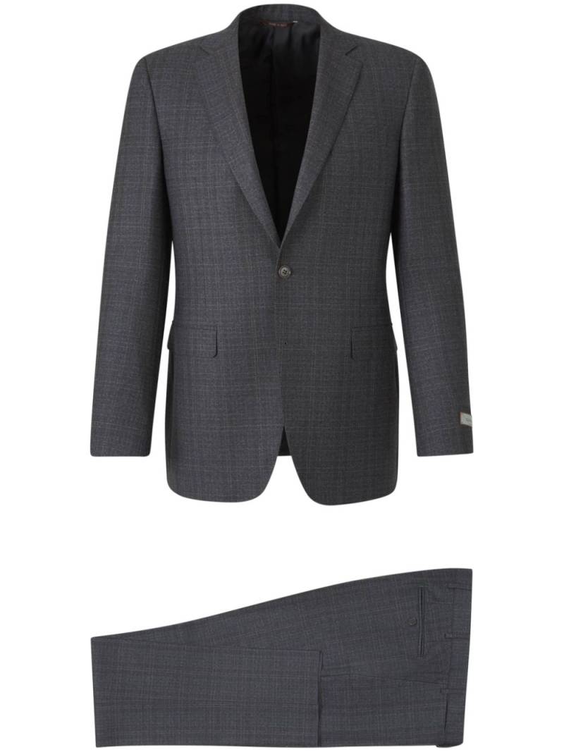 Canali checked two-piece suit - Grey von Canali