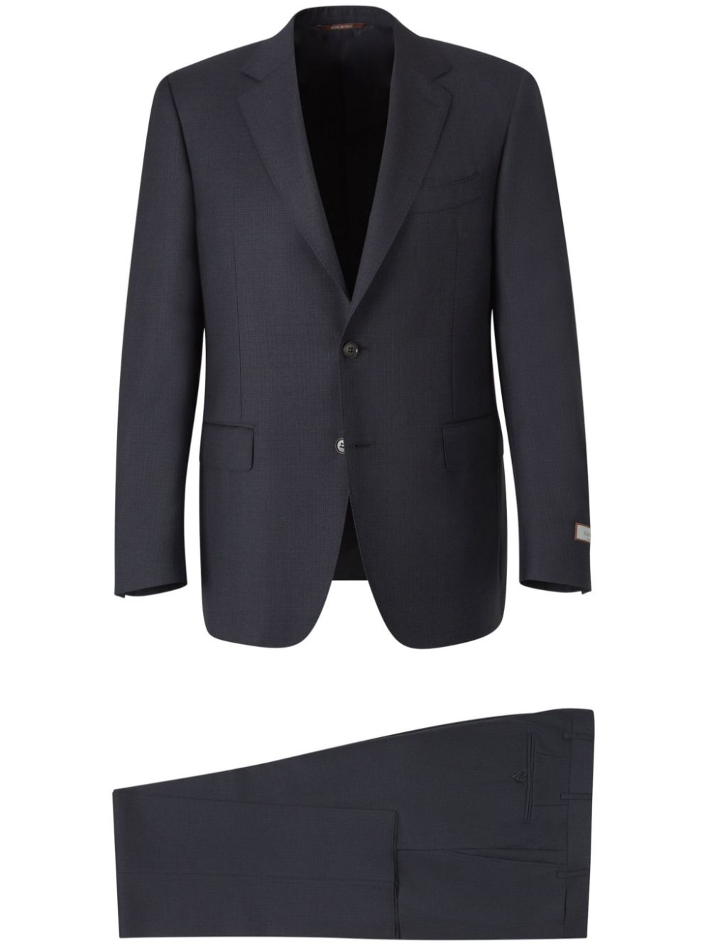 Canali checked two-piece suit - Grey von Canali