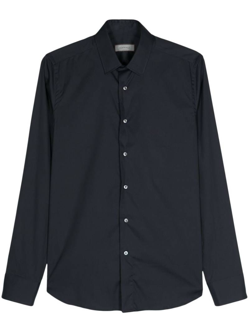 Canali classic-collar long-sleeve shirt - Blue von Canali