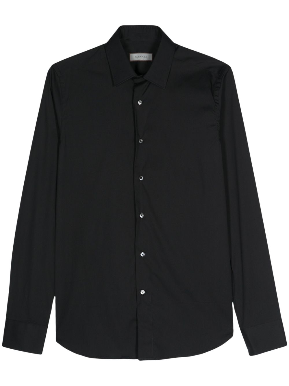 Canali classic-collar shirt - Black von Canali