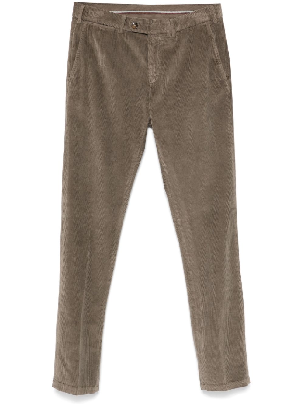 Canali corduroy trousers - Green von Canali