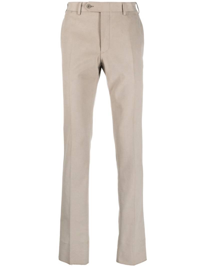 Canali cotton straight-leg trousers - Neutrals von Canali