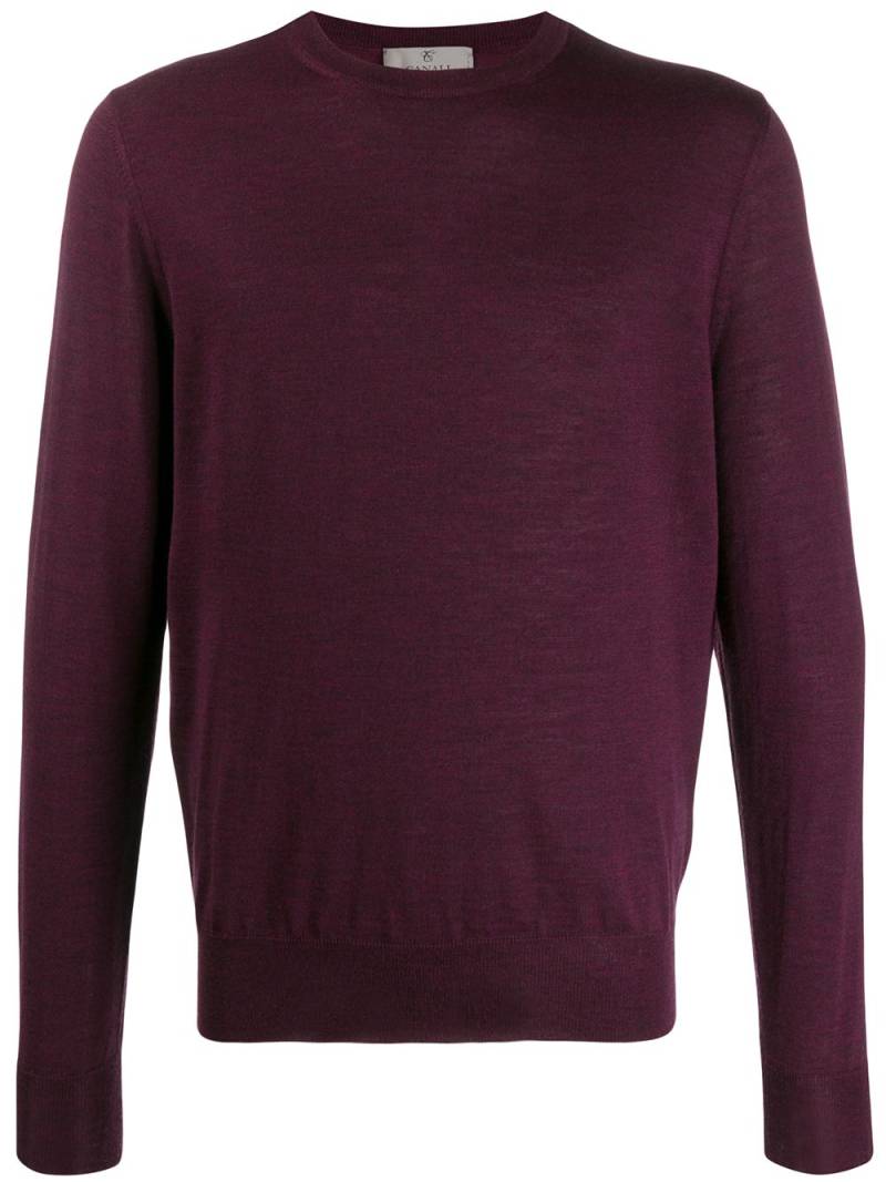 Canali fine-knit sweater - Purple von Canali