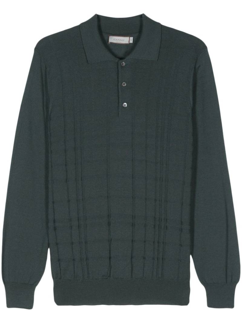 Canali crew-neck merino-wool sweater - Green von Canali