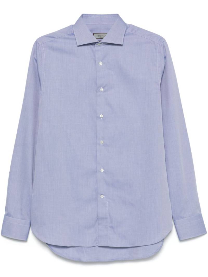 Canali cutaway-collar shirt - Blue von Canali