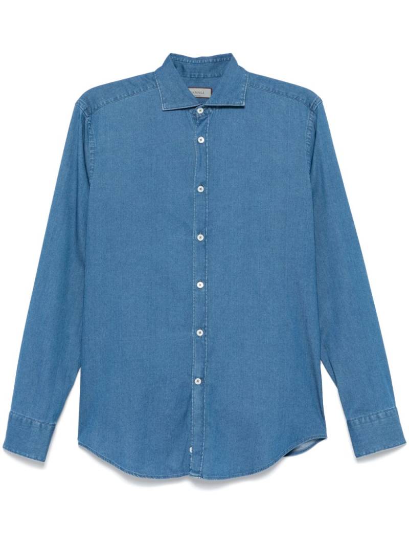 Canali denim shirt - Blue von Canali