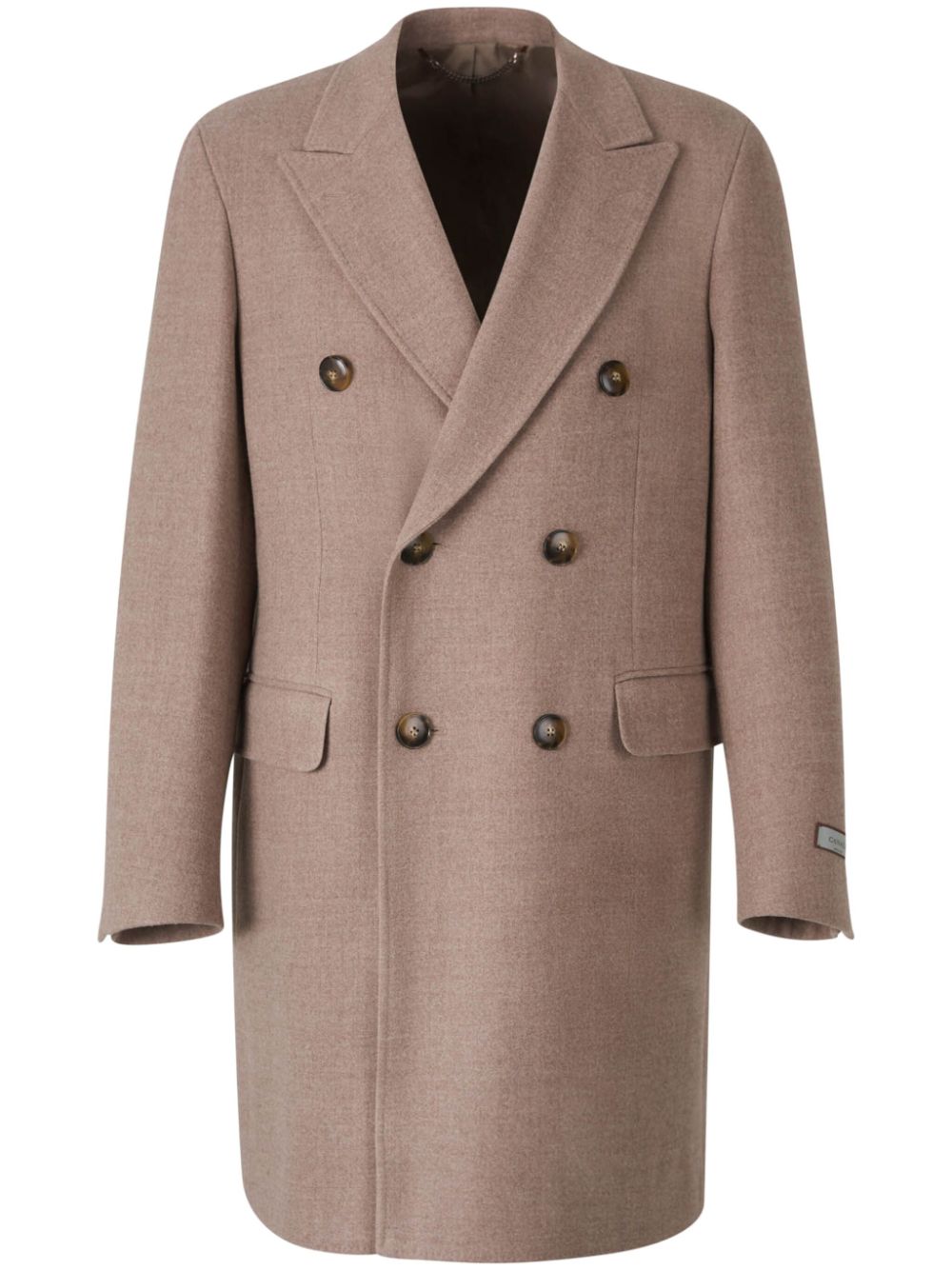 Canali double-breasted coat - Neutrals von Canali