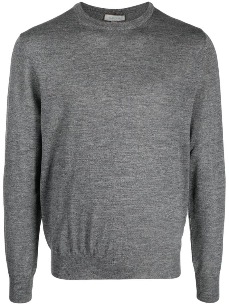 Canali fine-knit sweater - Grey von Canali