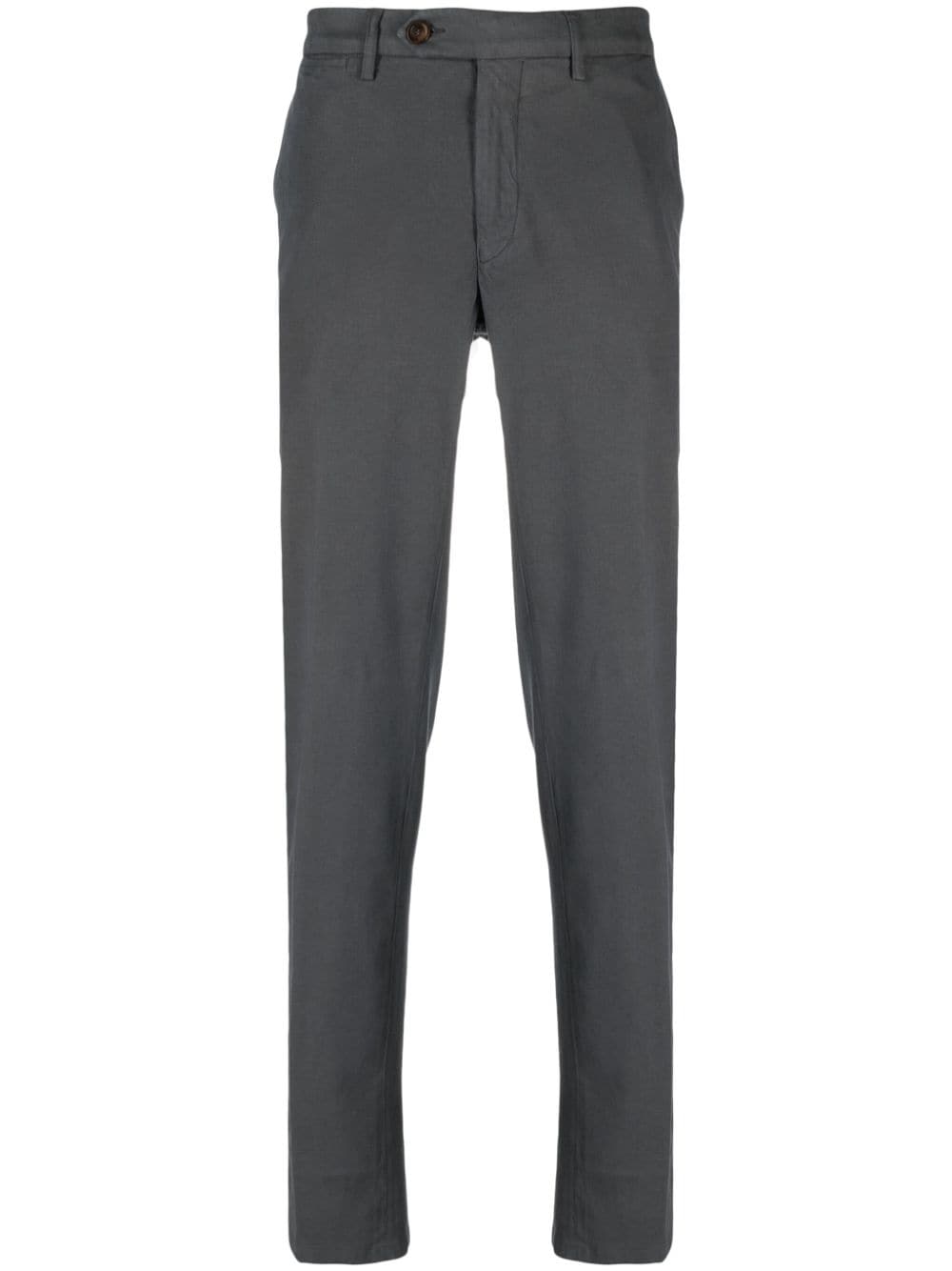 Canali four-pocket straight-leg chinos - Grey von Canali