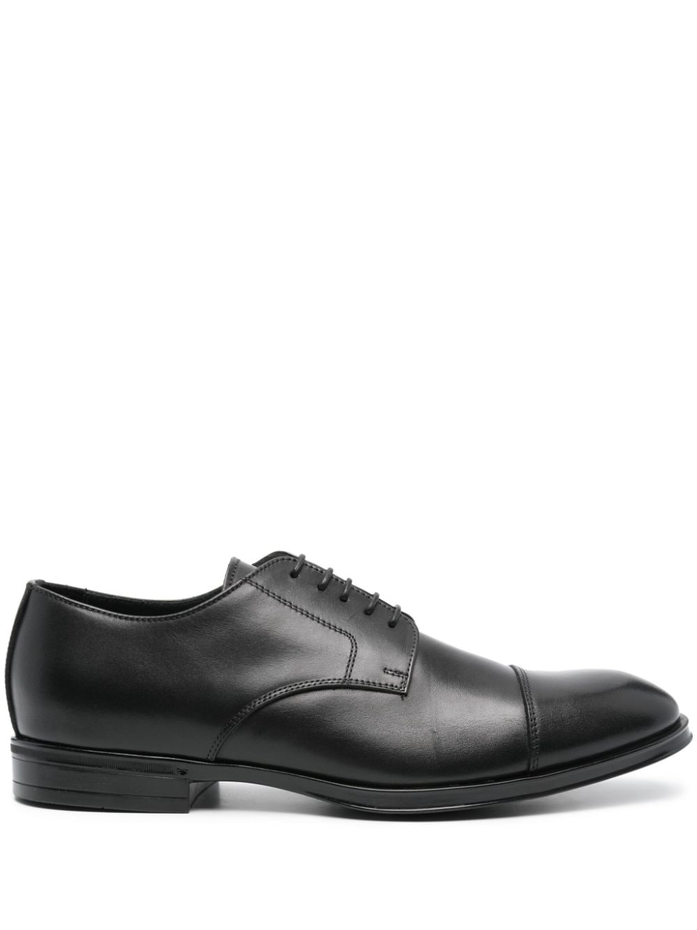 Canali lace-up leather Derby shoes - Black von Canali