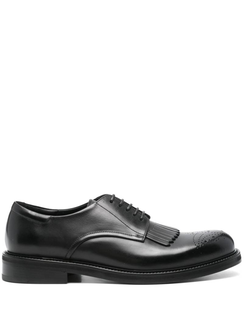 Canali leather brogues - Black von Canali