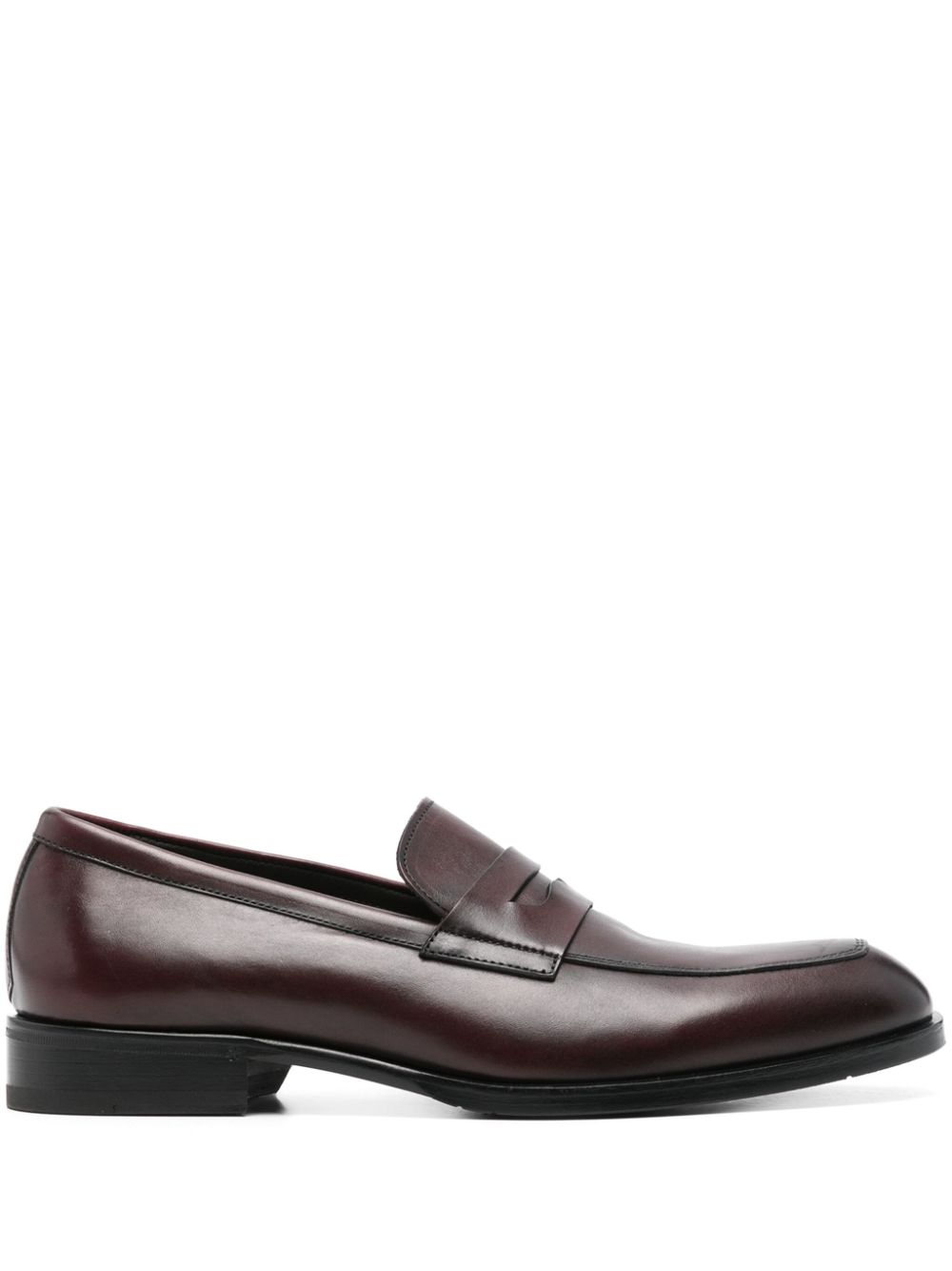 Canali leather loafers - Red von Canali