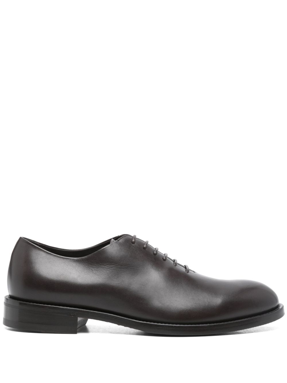 Canali leather oxford shoes - Brown von Canali