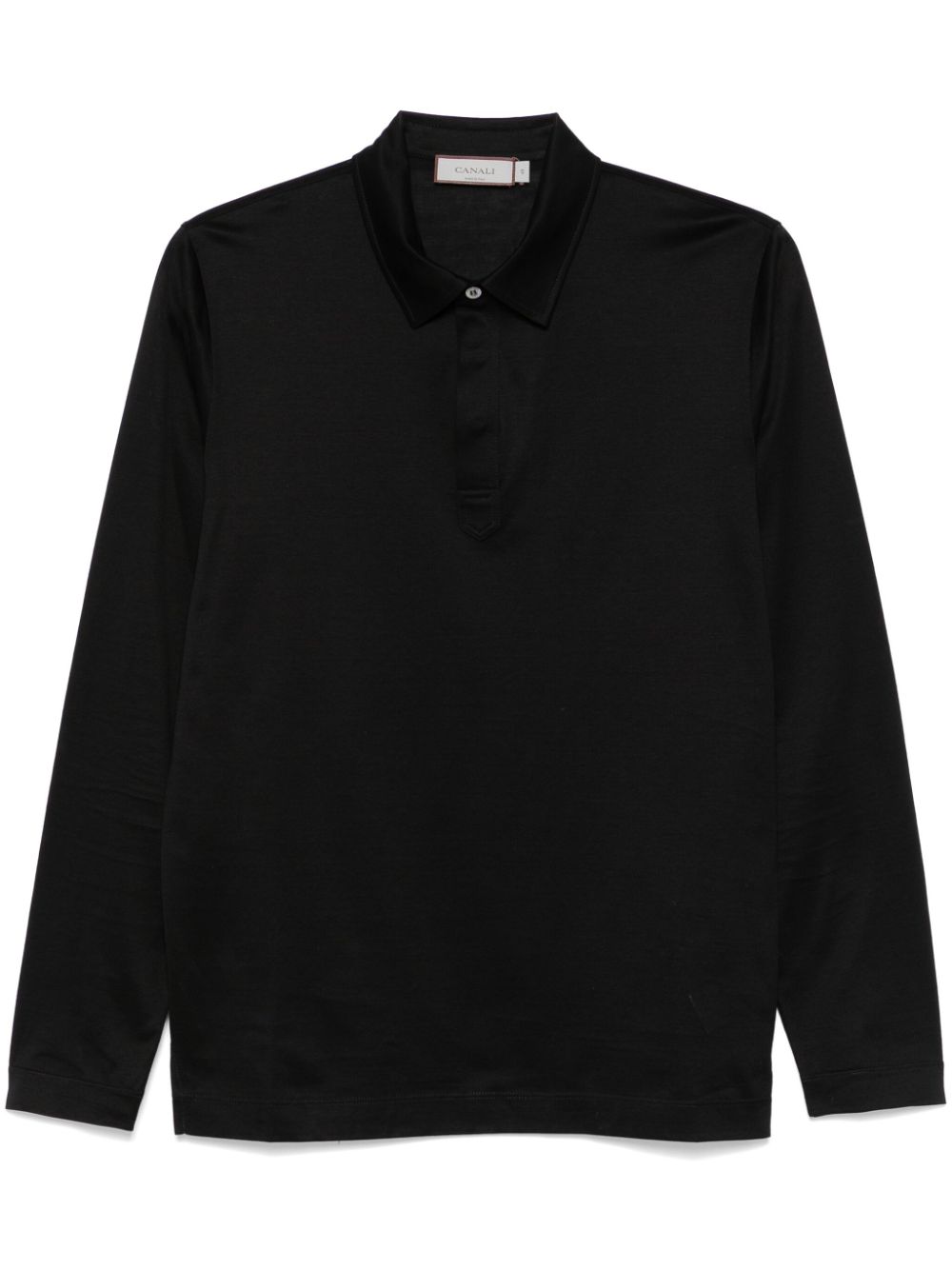 Canali lightweight-jersey polo shirt - Black von Canali