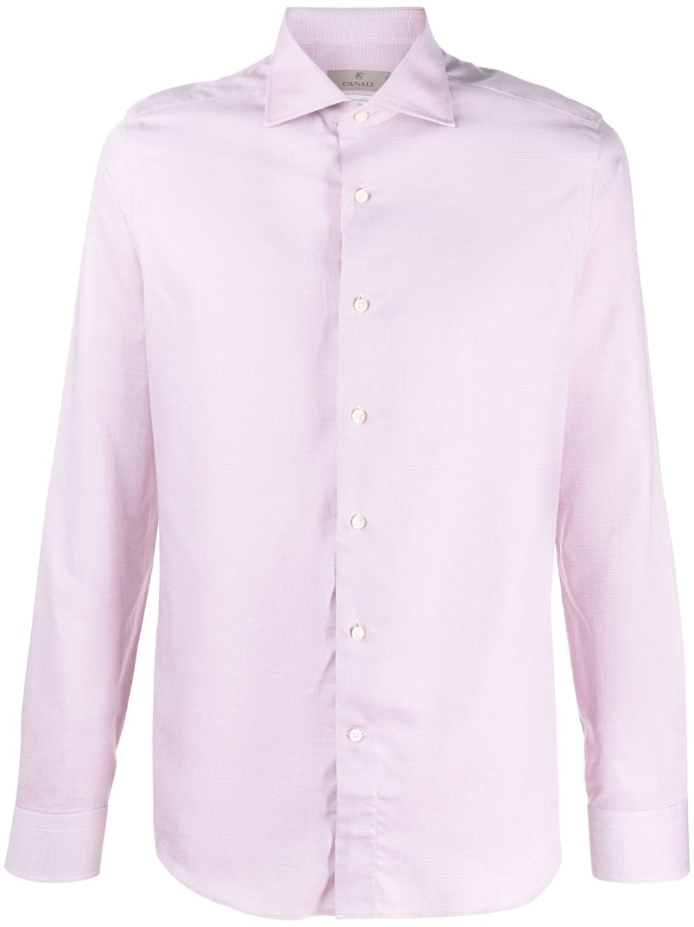 Canali long-sleeve buttoned shirt - Pink von Canali