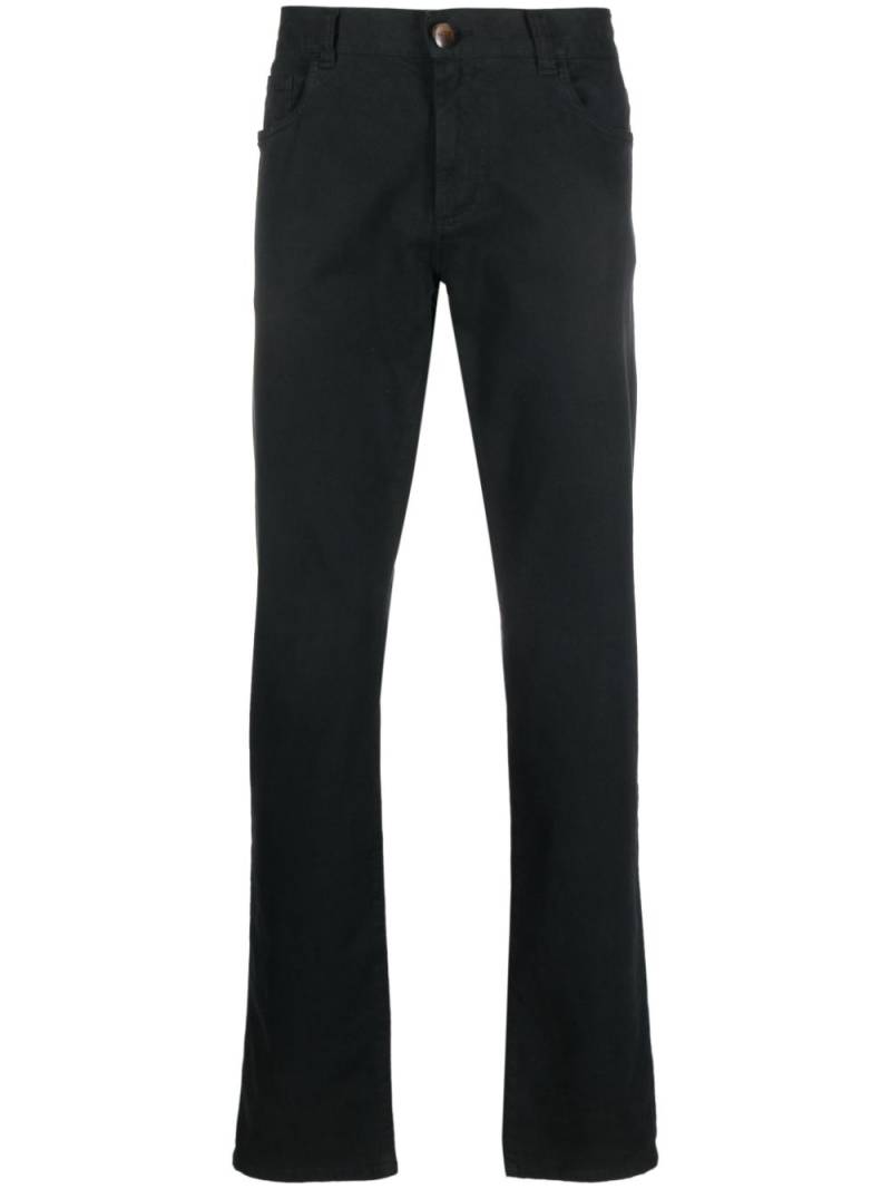 Canali low-rise slim-fit jeans - Blue von Canali