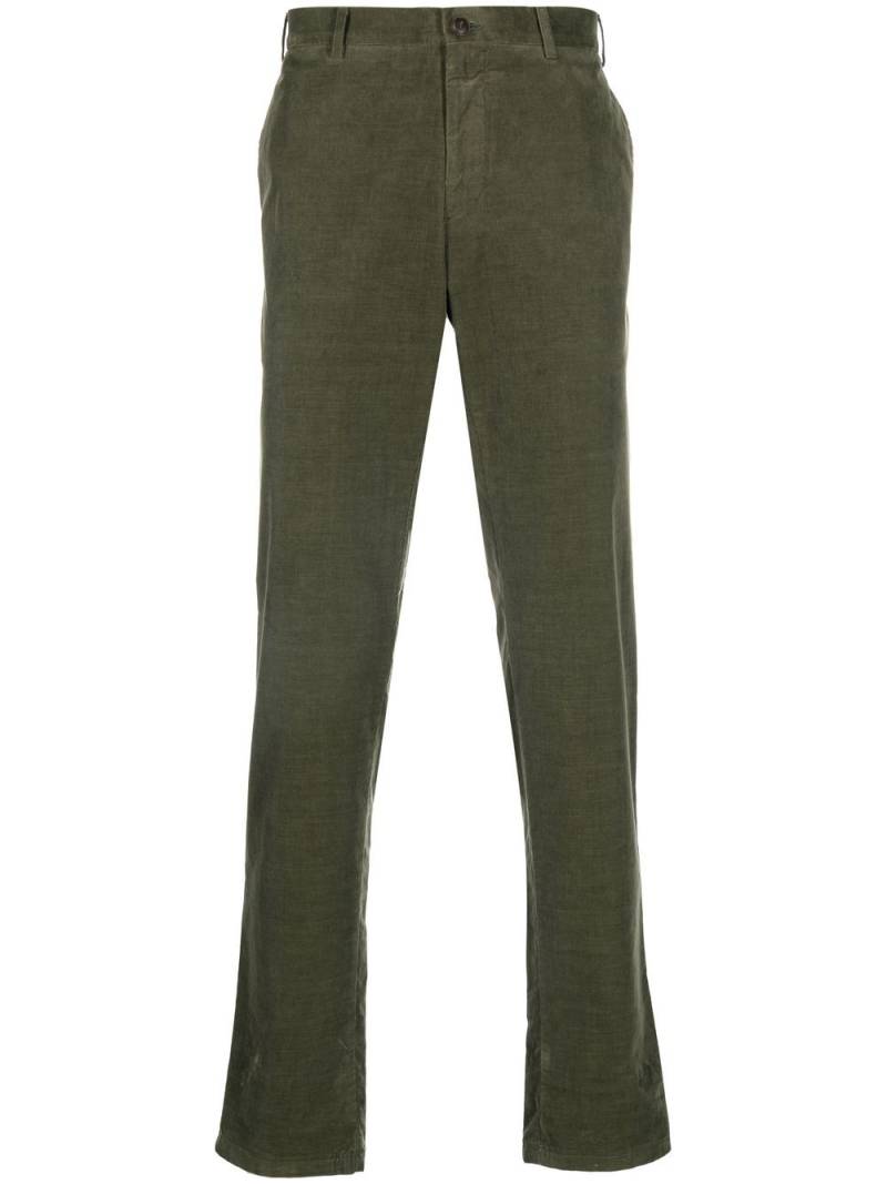 Canali mid-rise slim-fit chinos - Green von Canali