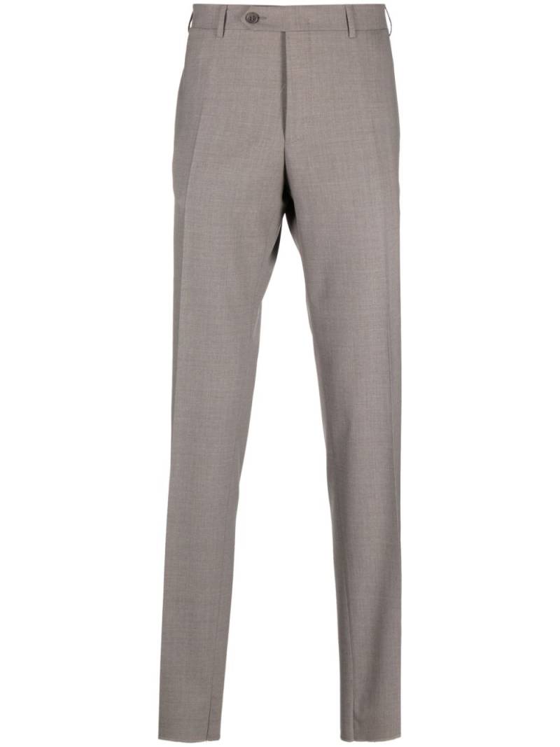 Canali mid-rise tailored tapered trousers - Neutrals von Canali