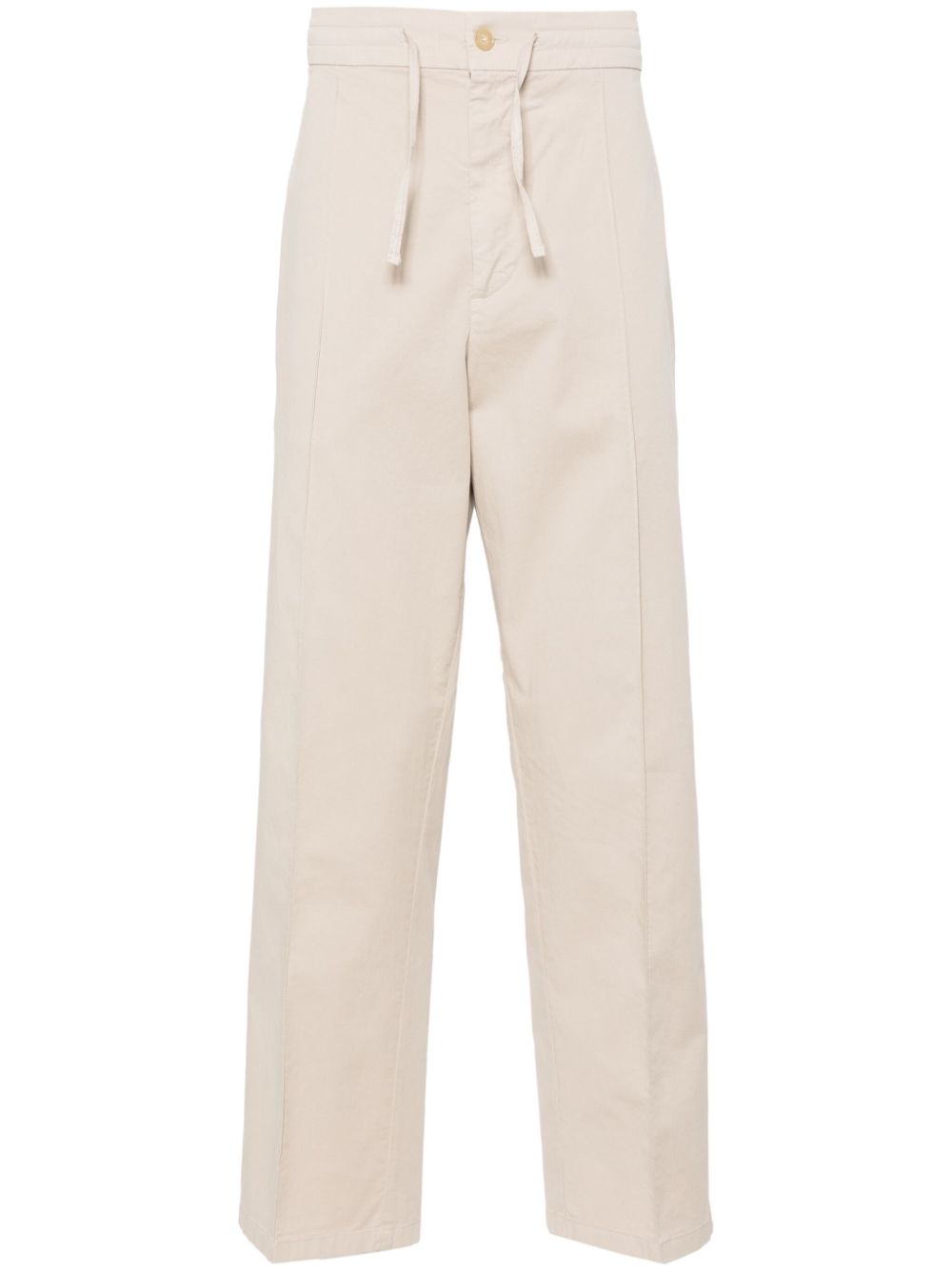 Canali mid-rise tapered trousers - Neutrals von Canali