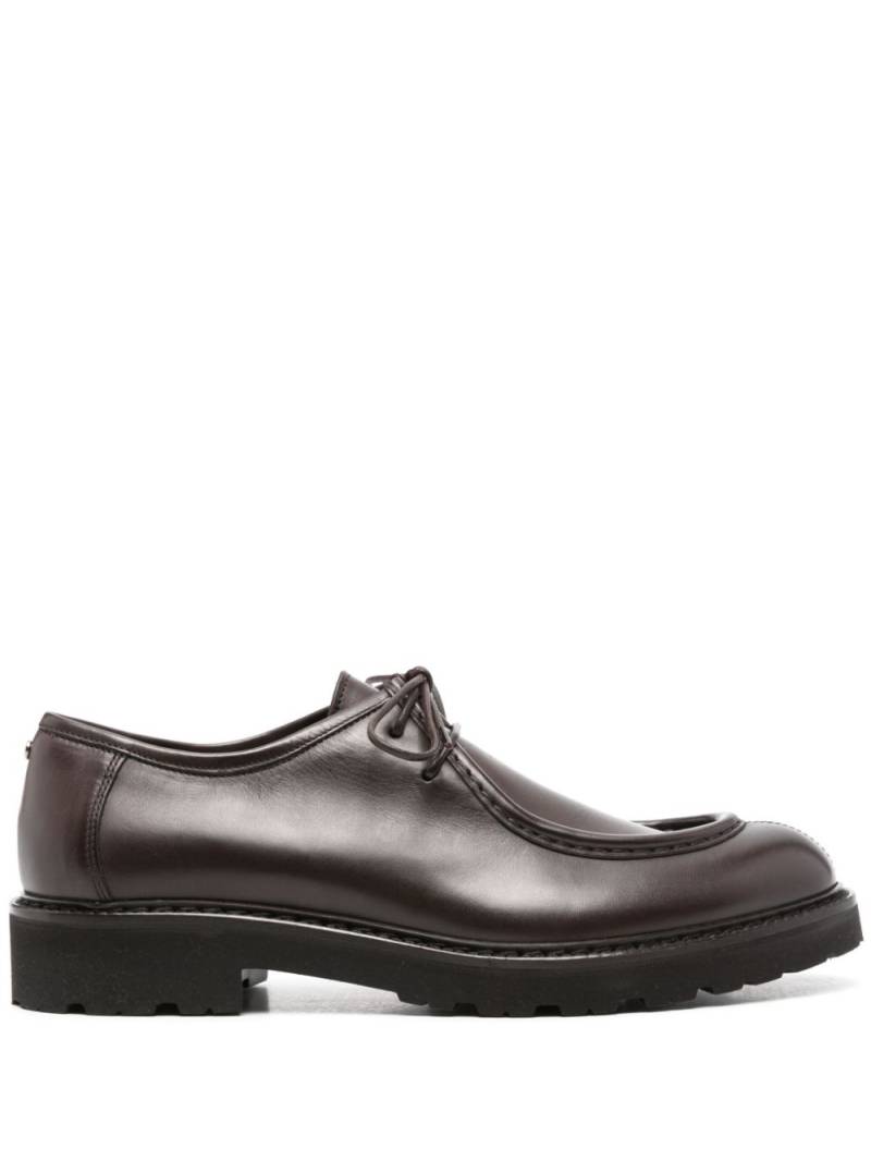 Canali moc-stitch leather brogues - Brown von Canali