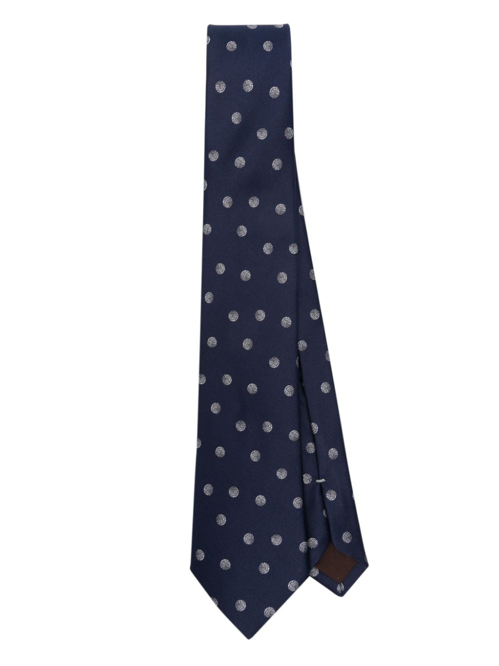Canali patterned-jacquard silk tie - Blue von Canali