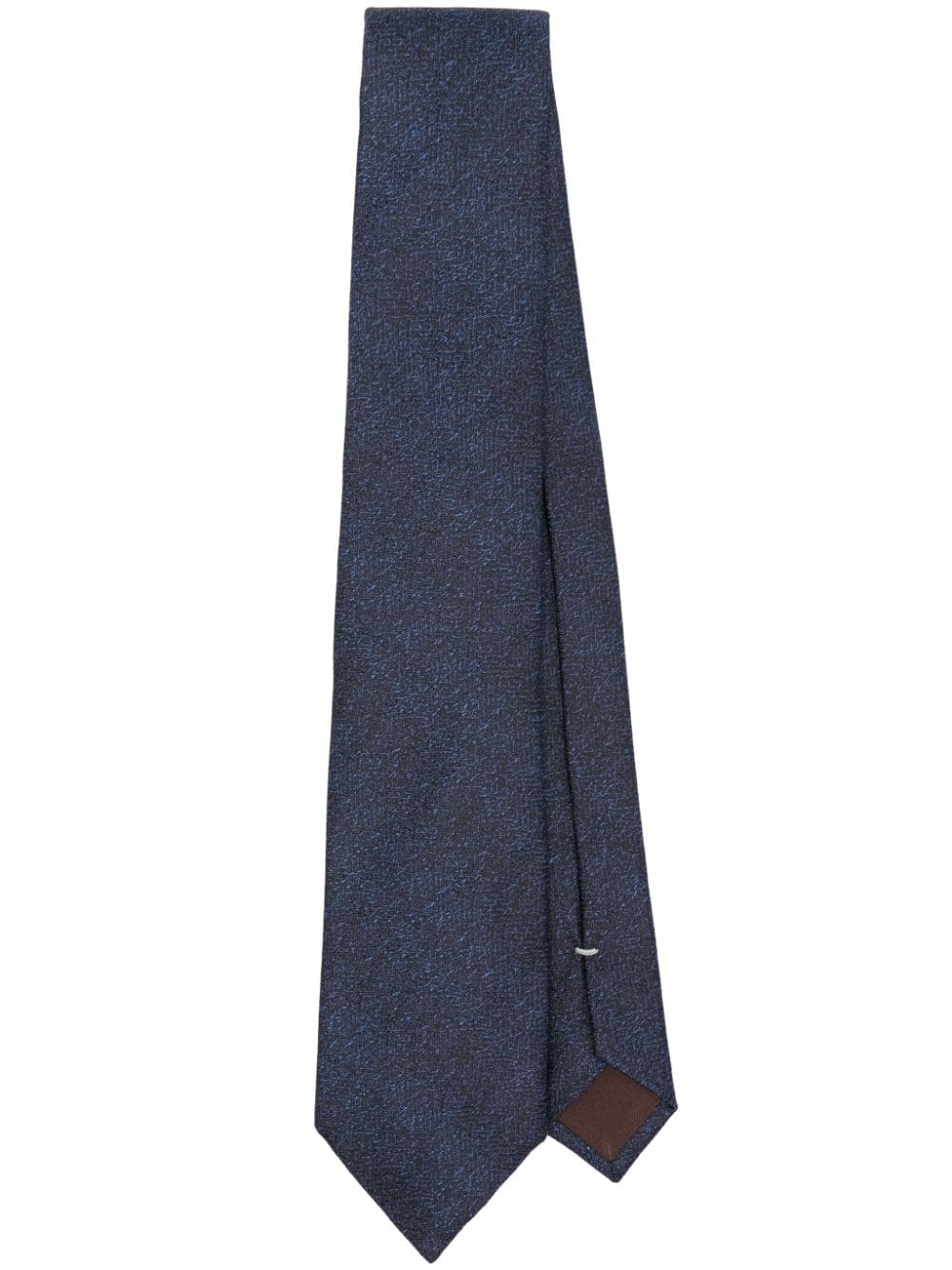 Canali patterned-jacquard silk tie - Blue von Canali