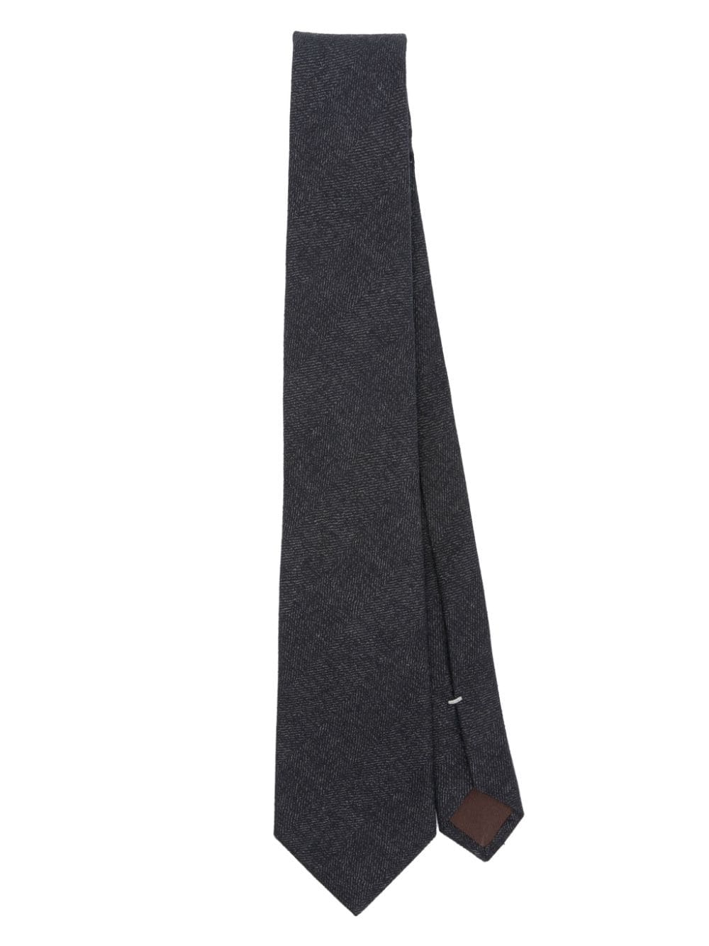 Canali patterned-jacquard silk tie - Grey von Canali