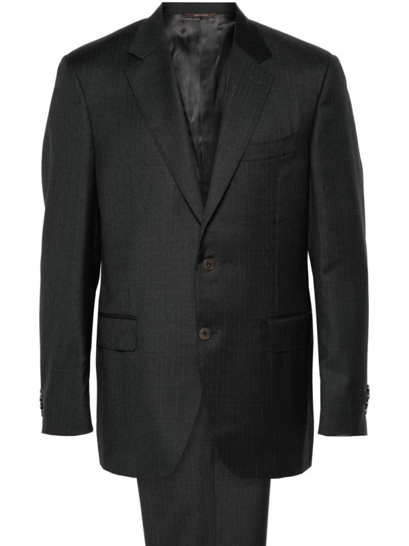 Canali pinstriped single-breasted suit - Grey von Canali