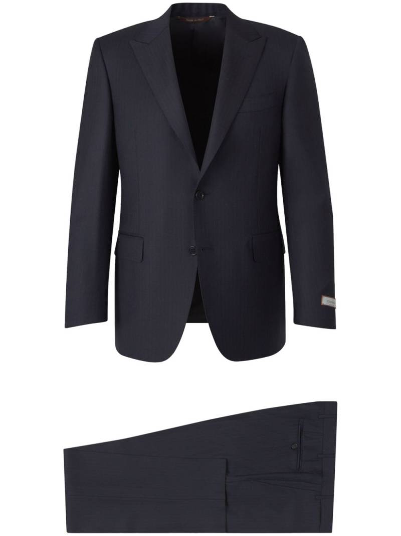 Canali pinstriped suit - Blue von Canali