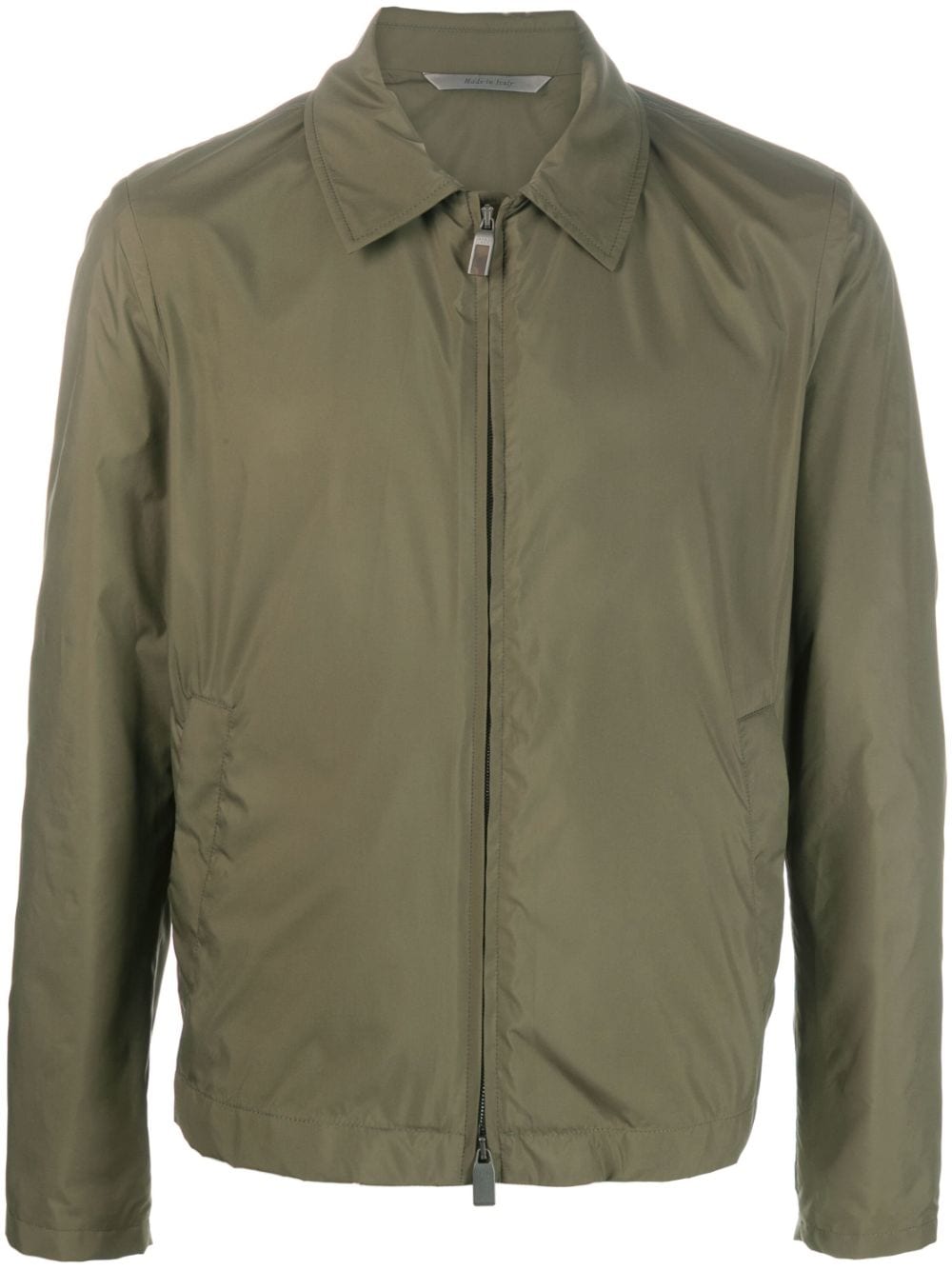 Canali plain lightweight jacket - Green von Canali