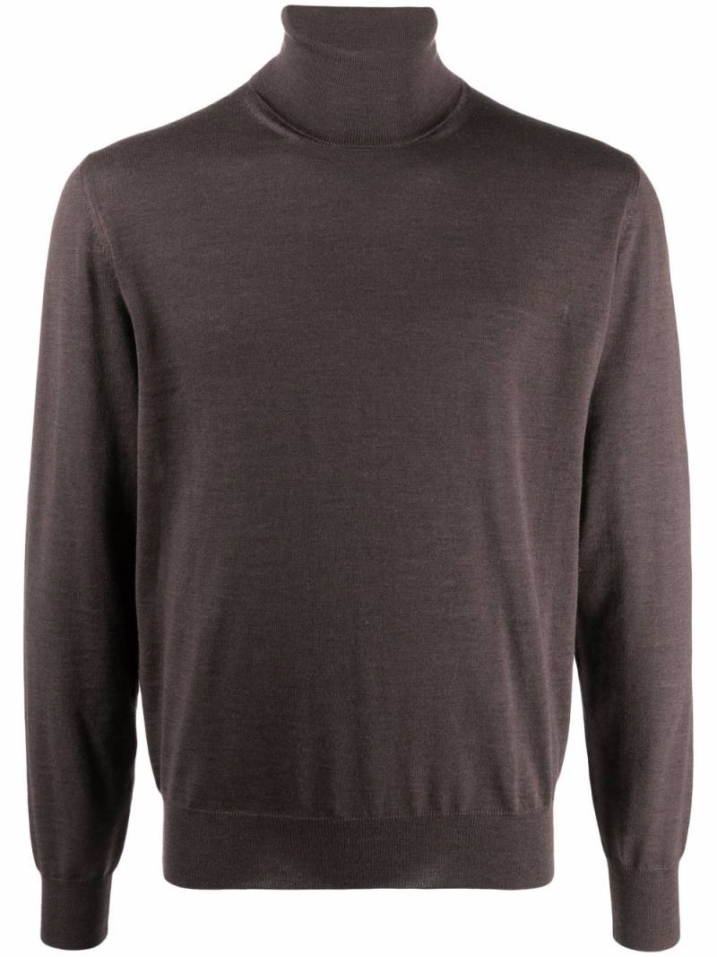 Canali roll-neck sweater - Brown von Canali