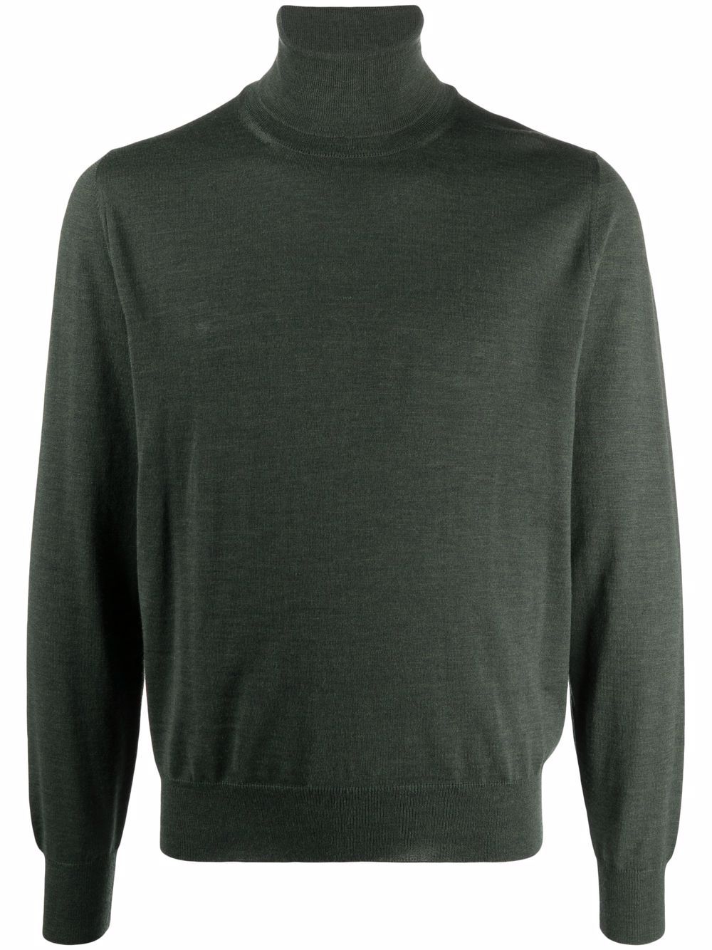 Canali roll neck merino wool jumper - Green von Canali