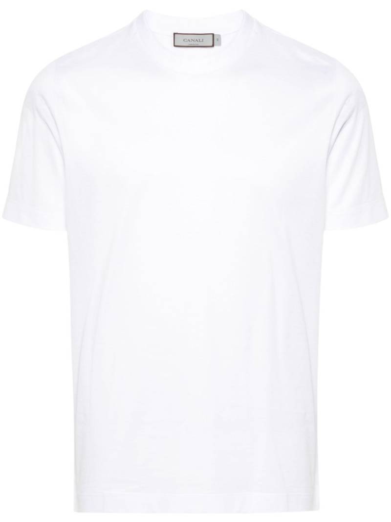 Canali short-sleeve cotton T-shirt - White von Canali