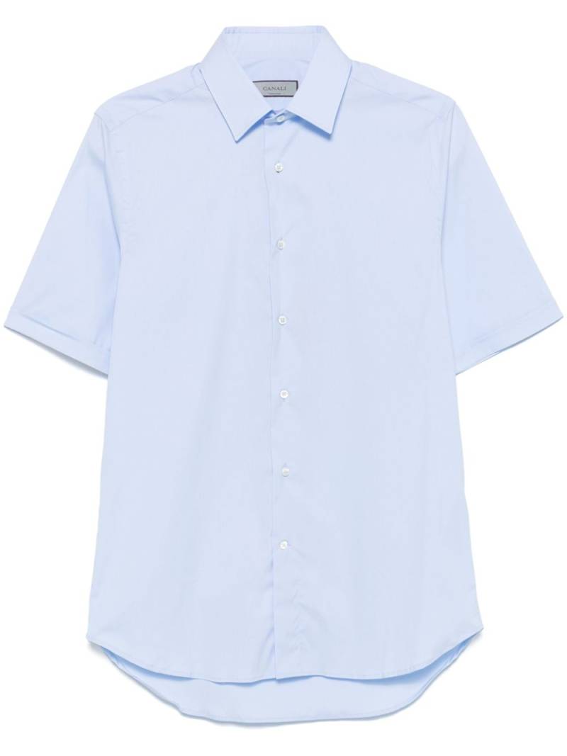 Canali short-sleeves shirt - Blue von Canali