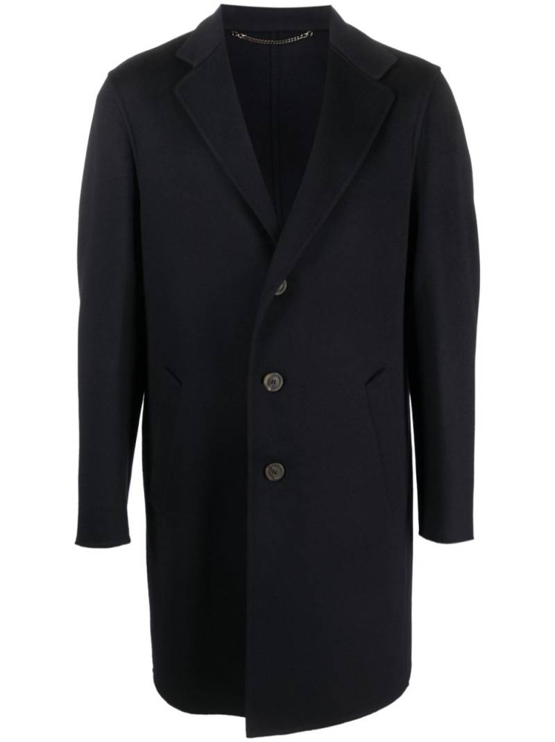 Canali single-breasted notched-lapels coat - Blue von Canali